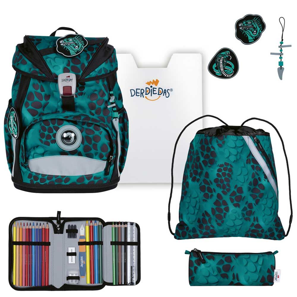 DerDieDas ErgoFlex Light Schulrucksack-Set 5tlg
