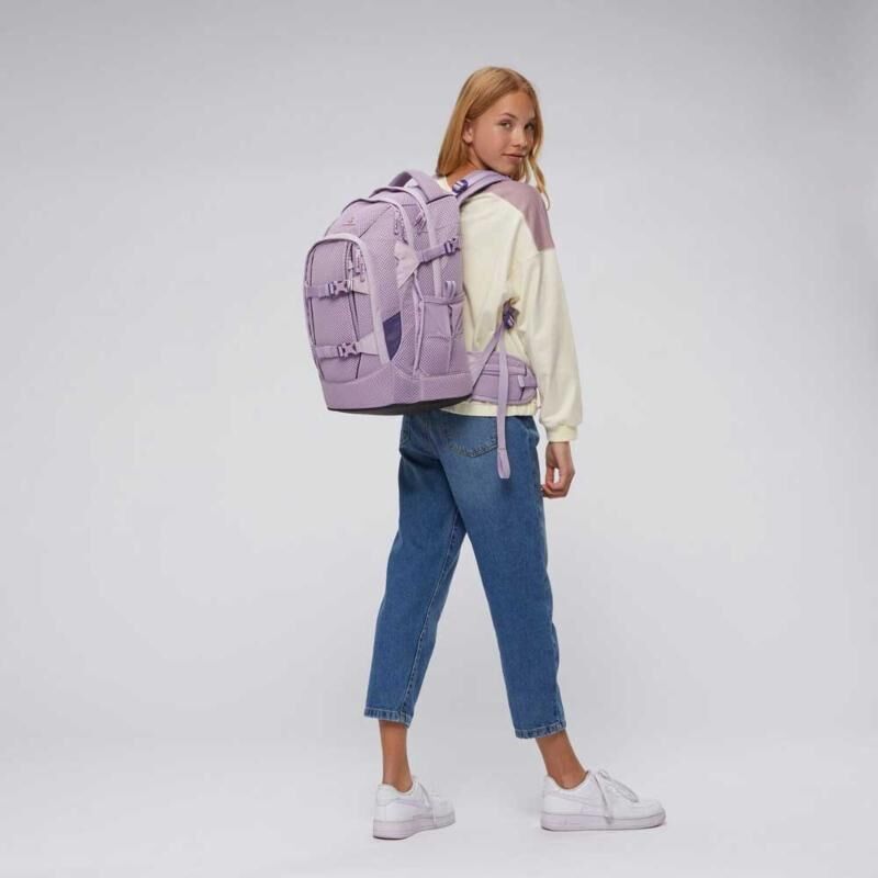 Satch Pack Schulrucksack Deep Rose