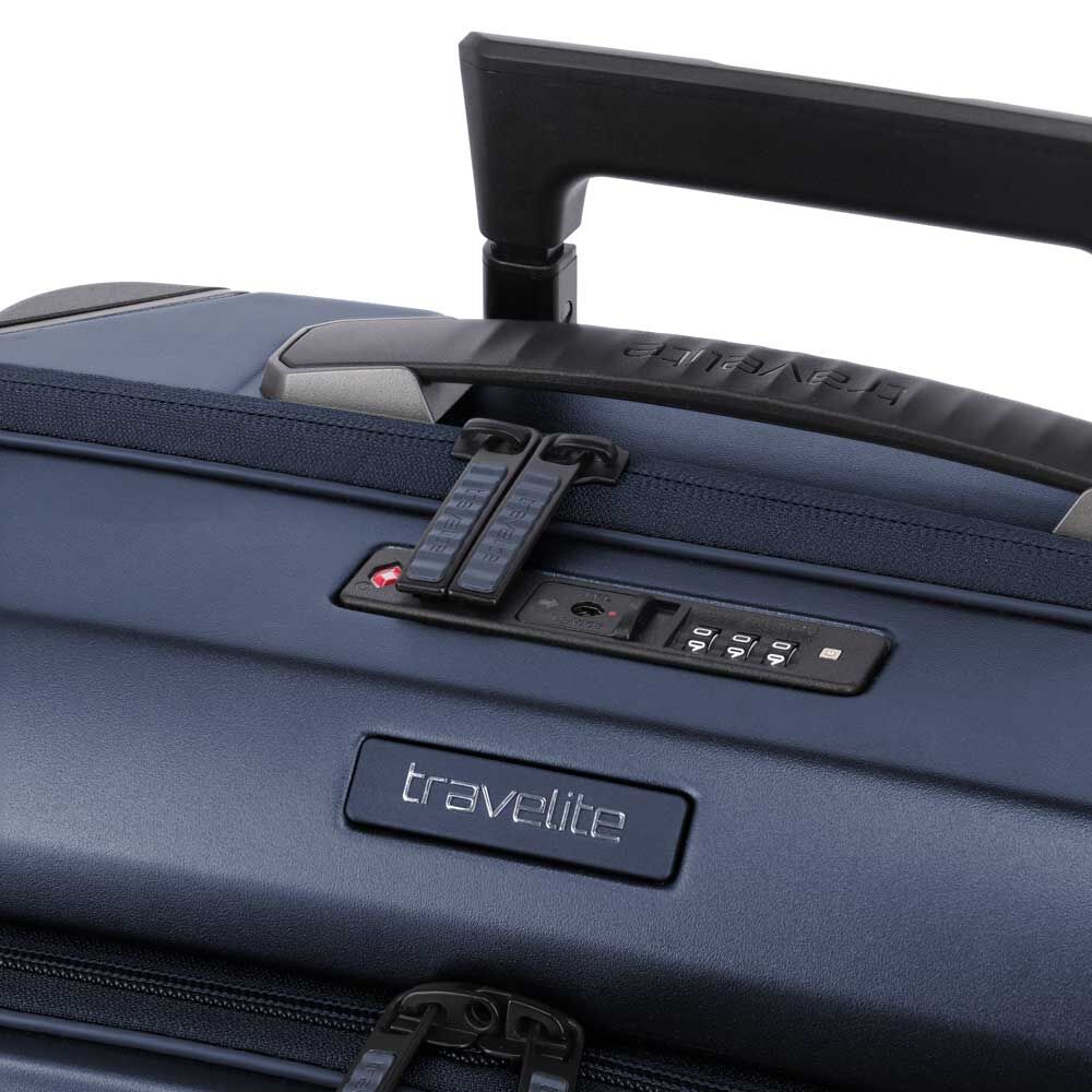 Travelite Millennium 4-Rollen Trolley S Front Pocket 55 cm