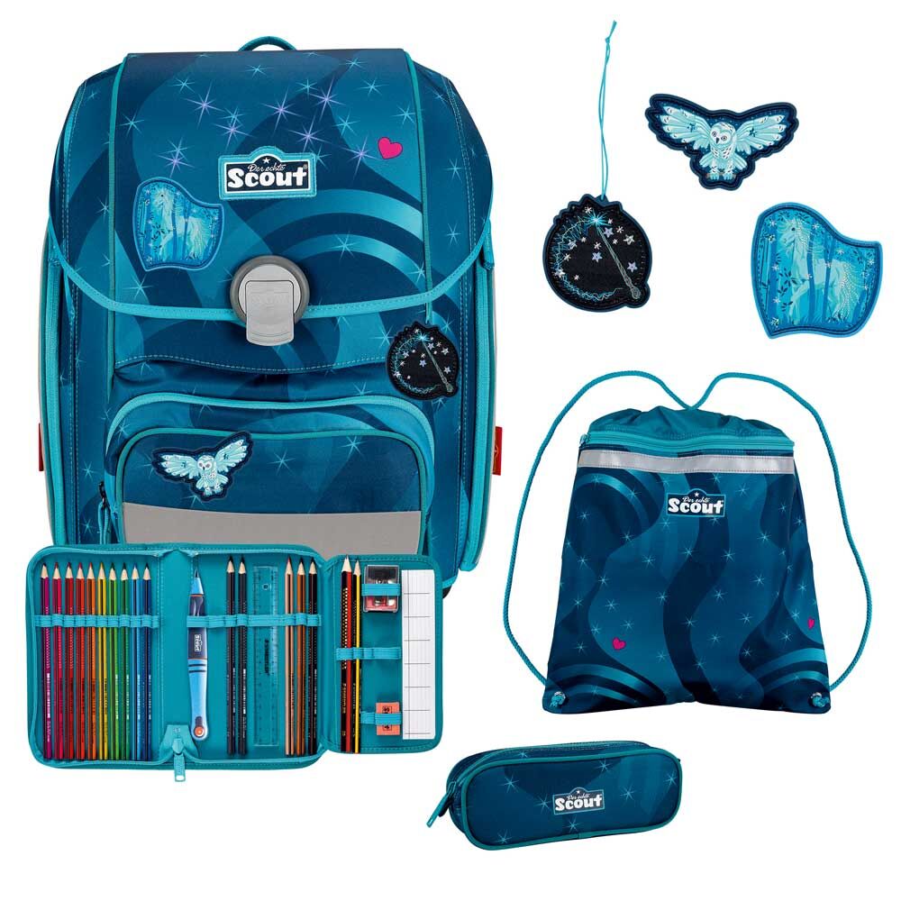 Scout Genius Schulranzen-Set 4tlg