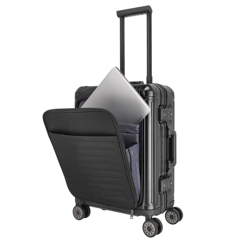 Travelite Next Trolley S 55 cm mit Vortasche