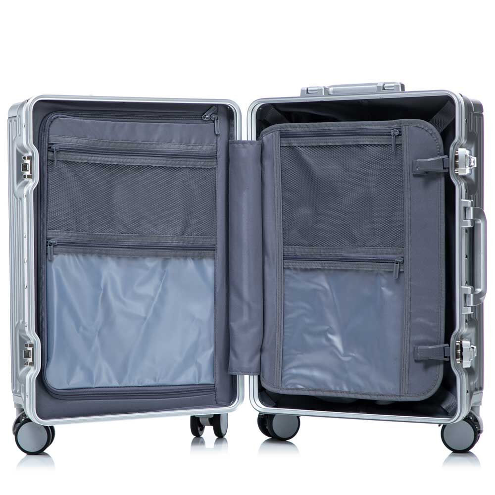 LeBe JetPro 4-Rollen Trolley S mit Vortasche 57 cm