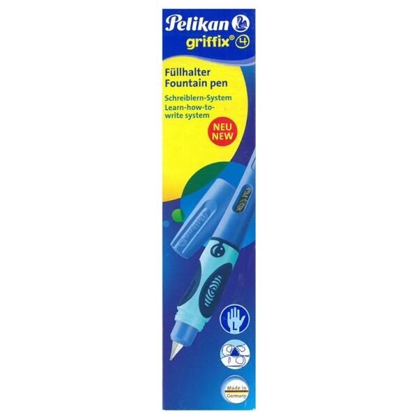 Pelikan Griffix Linkshaender Fuellhalter Blau