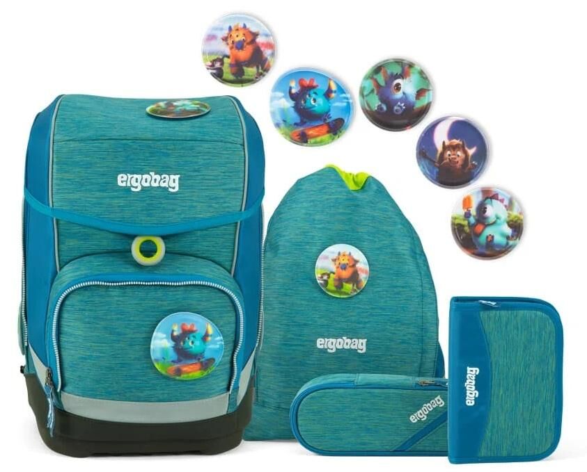 Ergobag Cubo Schulranzen-Set 5tlg MonstBärfreunde
