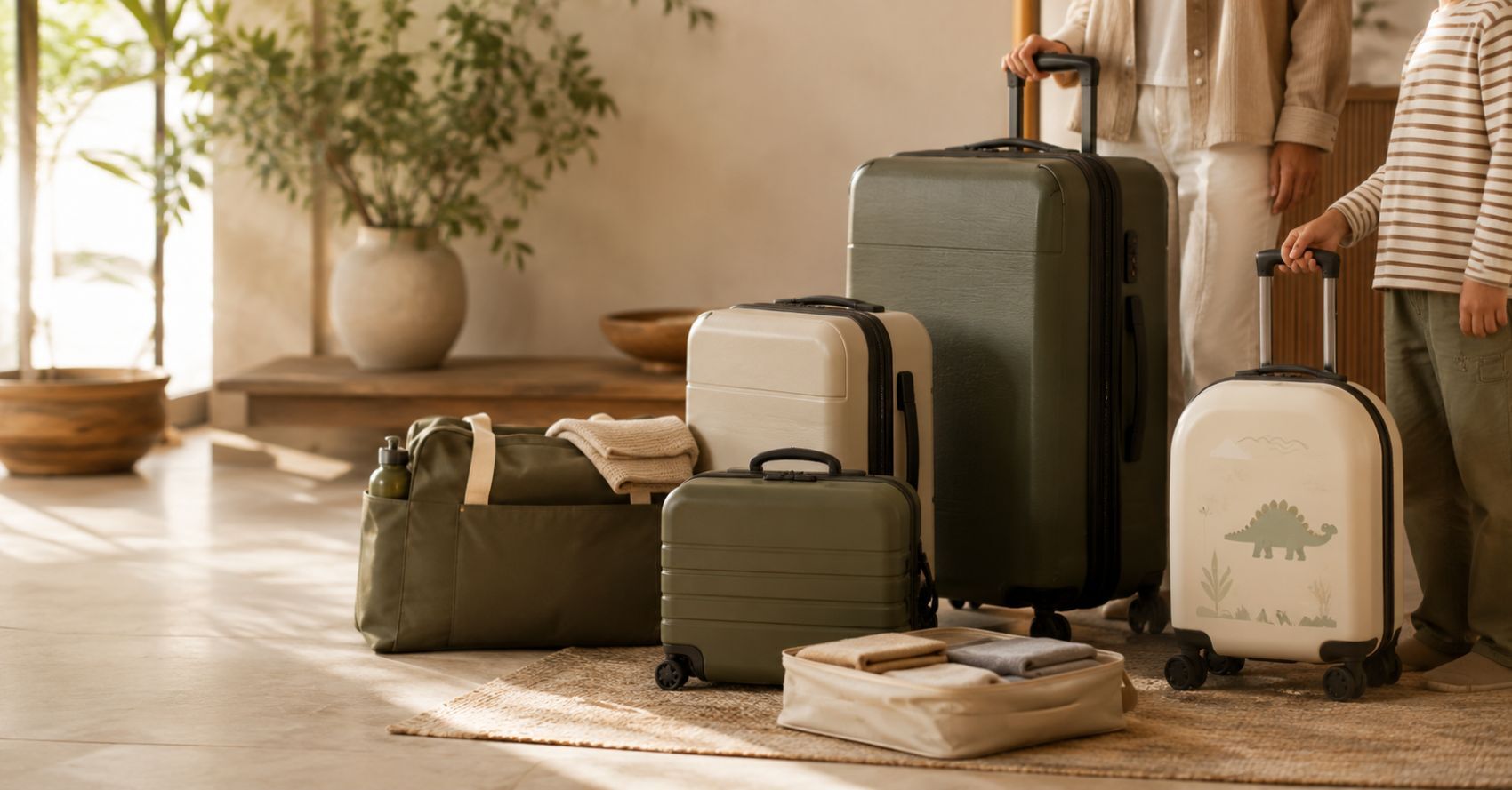 Familienurlaub mit System: Reisegepäck für Eltern und Kinder