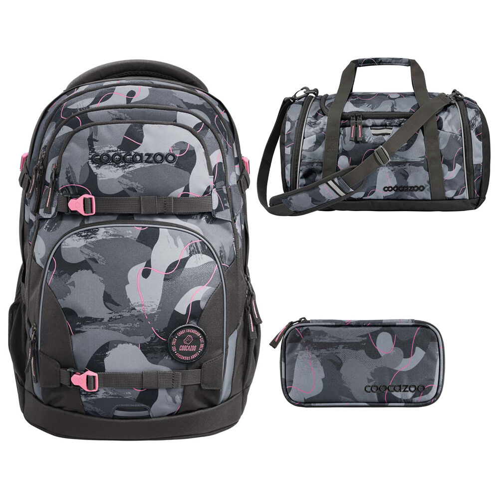 リラクゼーショングッズ koo. coocazoo PORTER Schulrucksack-Set 3tlg | Sprinkled Candy | 211338-3