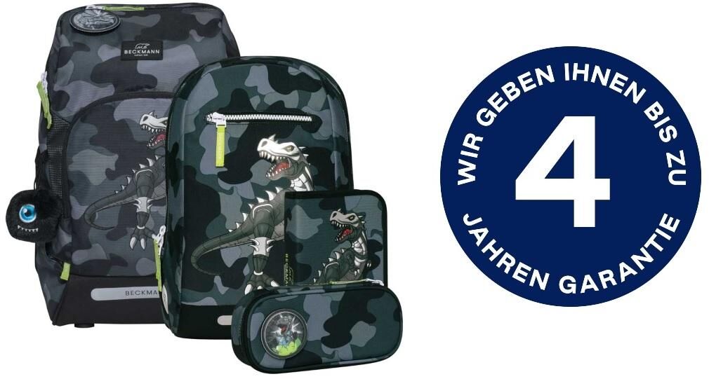 Beckmann Active Air FLX Schulrucksack-Set 6tlg Camo Rex
