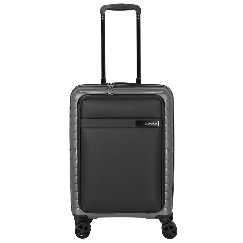 Travelite Trient 4-Rollen Trolley S mit Vortasche 55 cm