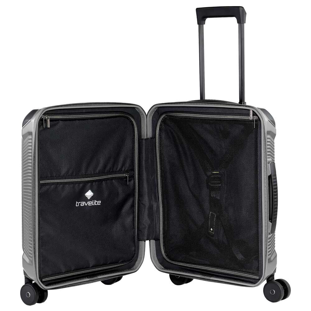 Travelite Millennium 4-Rollen Trolley S Front Pocket 55 cm