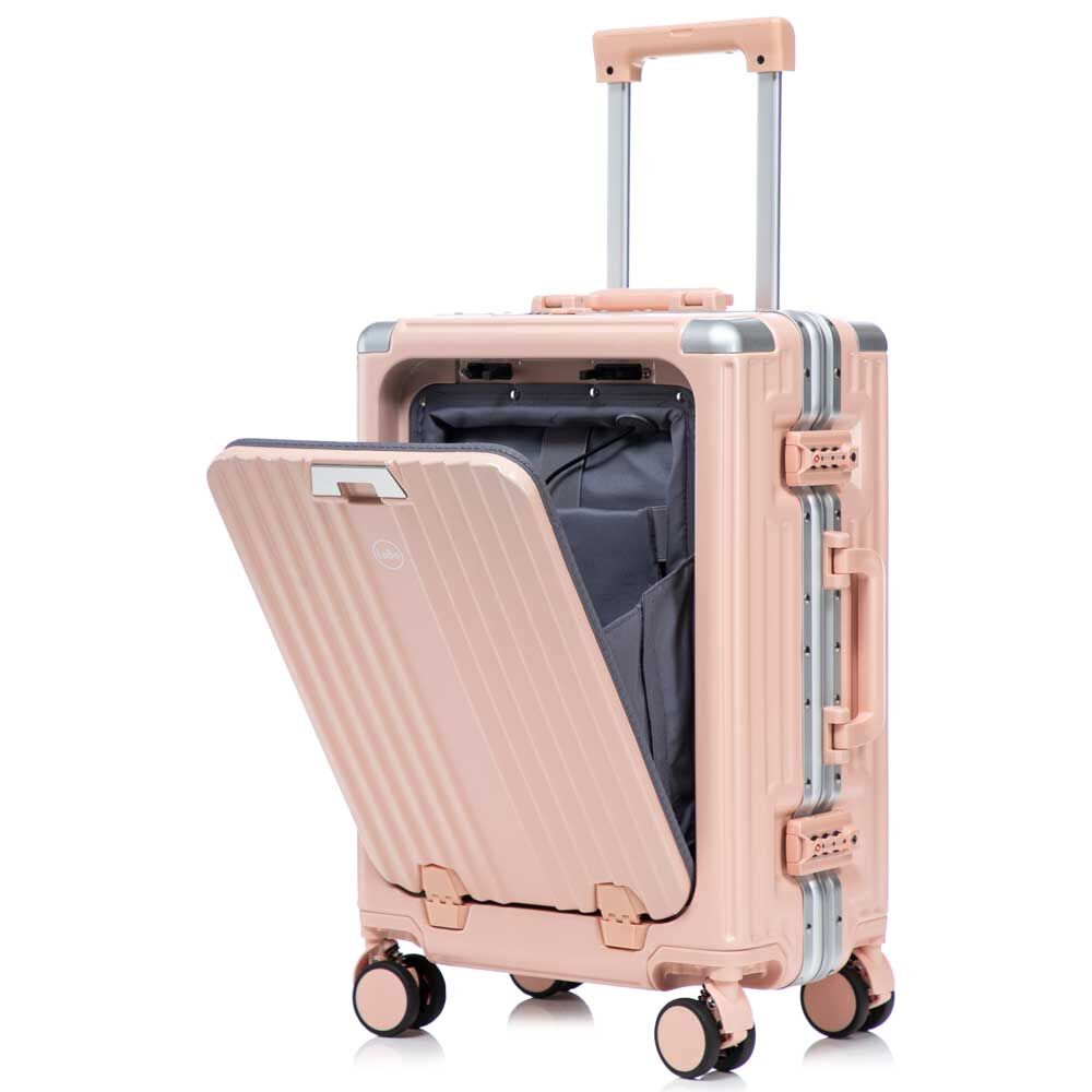 LeBe JetPro 4-Rollen Trolley S mit Vortasche 57 cm