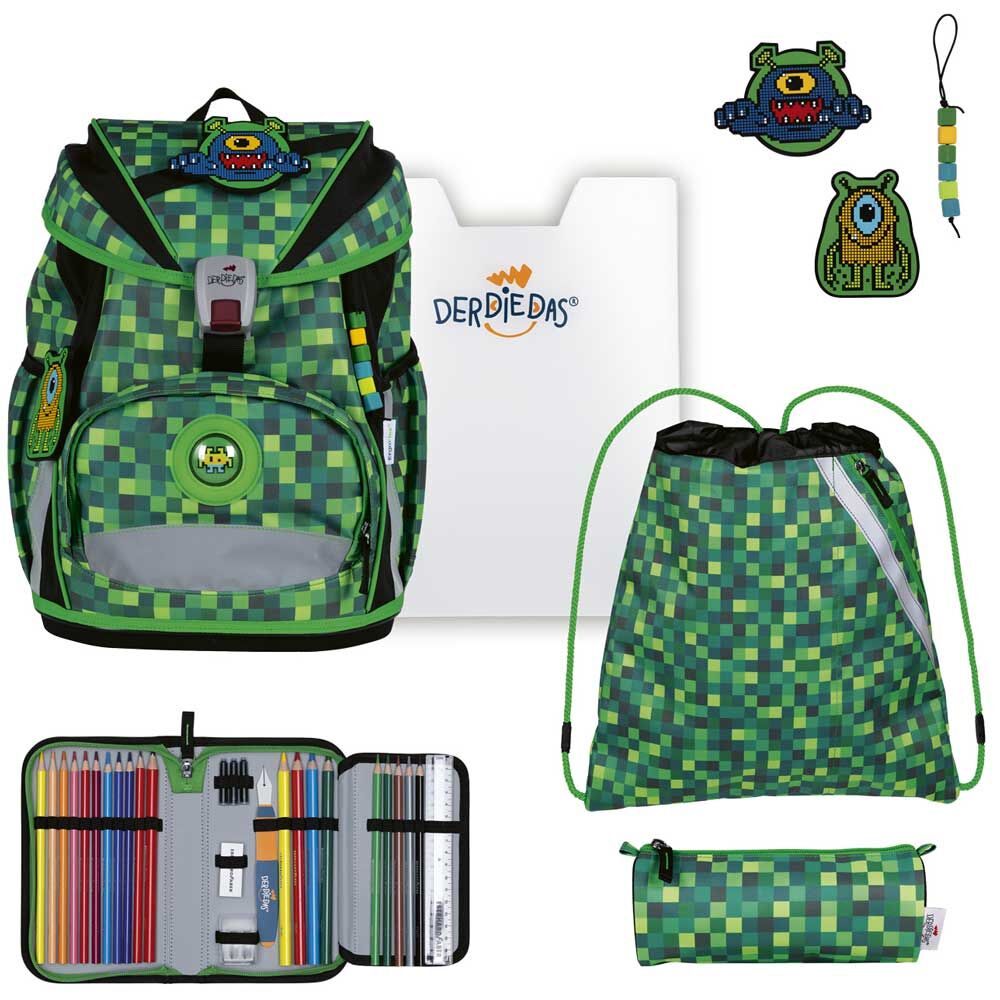 DerDieDas ErgoFlex Light Schulrucksack-Set 5tlg