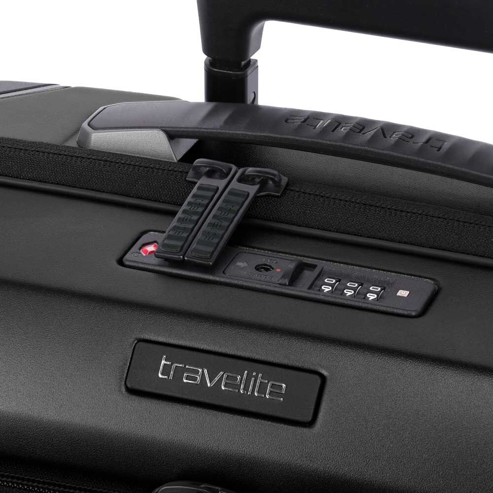 Travelite Millennium 4-Rollen Trolley S Front Pocket 55 cm