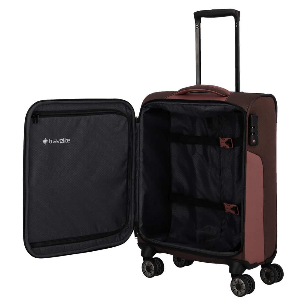 Travelite Viia 4-Rollen Trolley S 55 cm