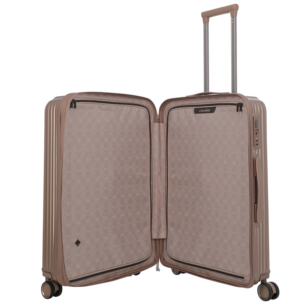 Travelite Paros 4-Rollen Trolley M 65 cm