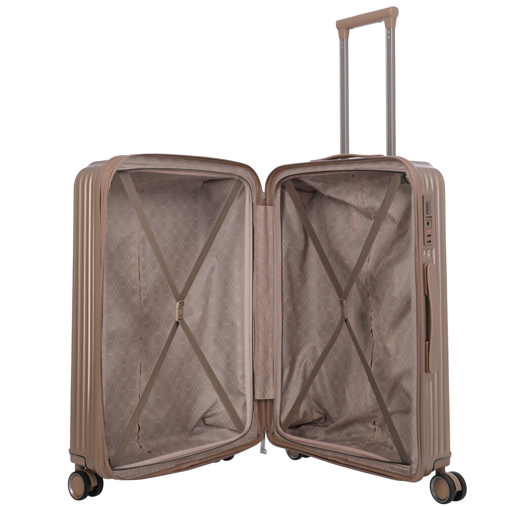 Travelite Paros 4-Rollen Trolley M 65 cm