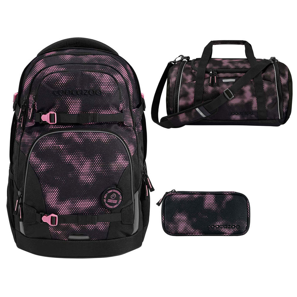 coocazoo PORTER Schulrucksack-Set 3tlg