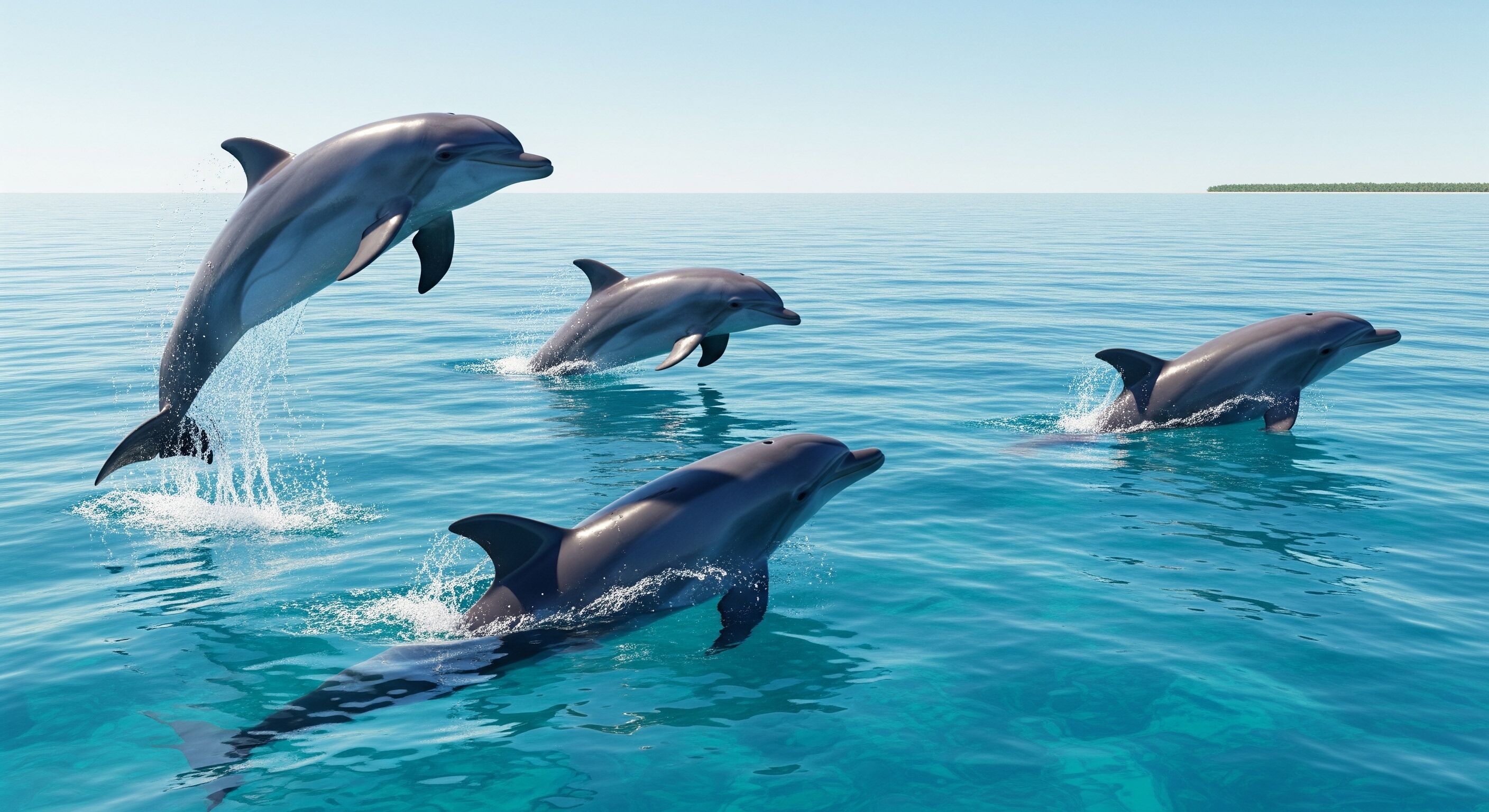 Tier, Delfin, Säugetier, Leben im Meer