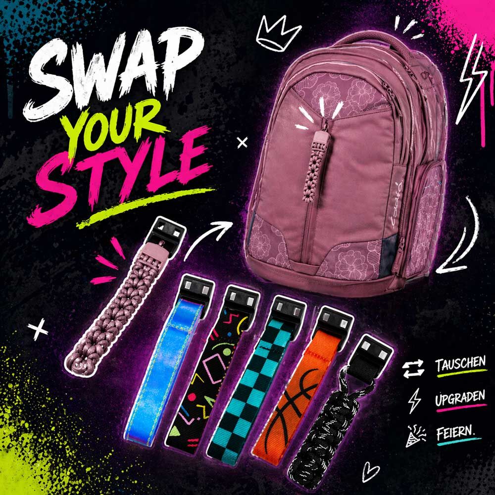 Schulrucksack mit austauschbarem Satch TAG für mehr Individualität Satch Match Schulrucksack mit austauschbarem Satch TAG für einen individuellen Look